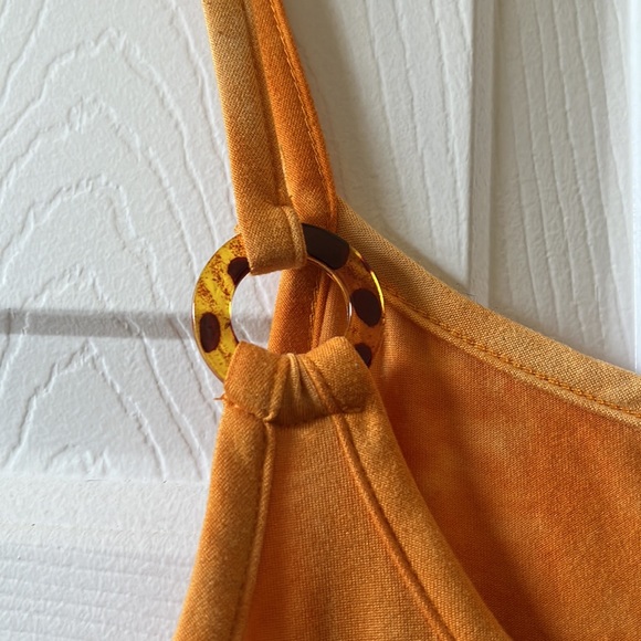 Vintage TMG Tie Dye Yellow Dress - Picture 3 of 5